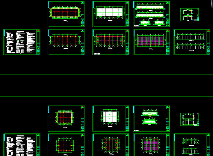 金昌钢结构厂房图纸