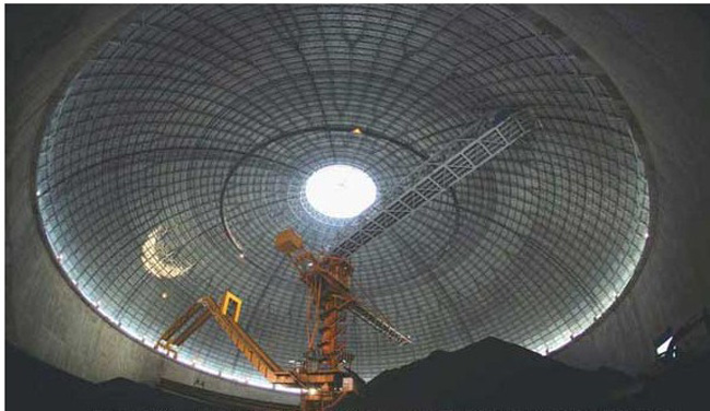 金昌发电厂干煤棚网架